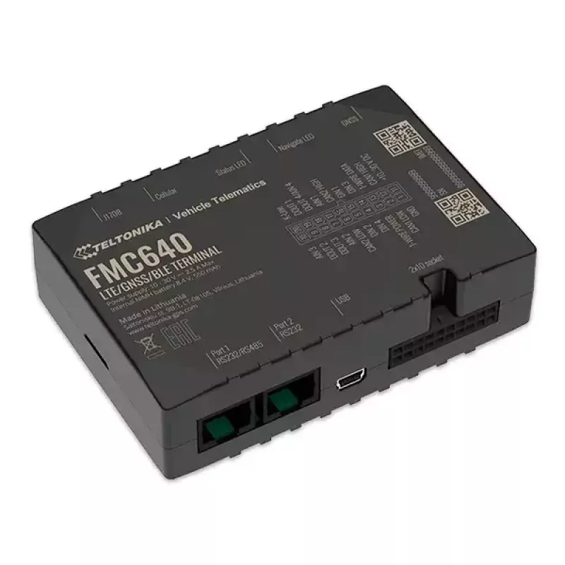 GPS sekiklis Teltonika FMC640 Juodas Automobilinis