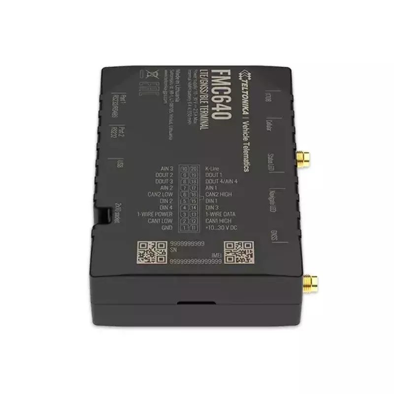 GPS sekiklis Teltonika FMC640 Juodas Automobilinis