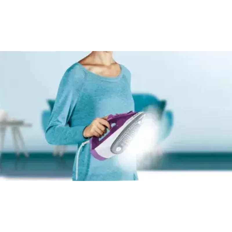 Tefal FV2836 sausas ir garinis lygintuvas su keramine pada 2400 W violetinis, baltas