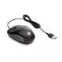 HP USB Travel Mouse, ambidekstrinė, optinė, USB Type-A, 1000 DPI, juoda