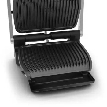 Kontaktinė grilio keptuvė Tefal GC707D 2000W Juoda Nerūdijantis plienas Stačiakampė