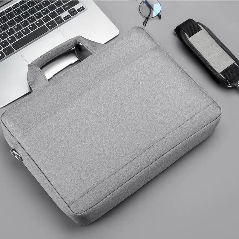 eSTUFF GLB201612 nešiojamojo kompiuterio dėklas 35,8 cm (14,1 colio) Toploader bag pilkas