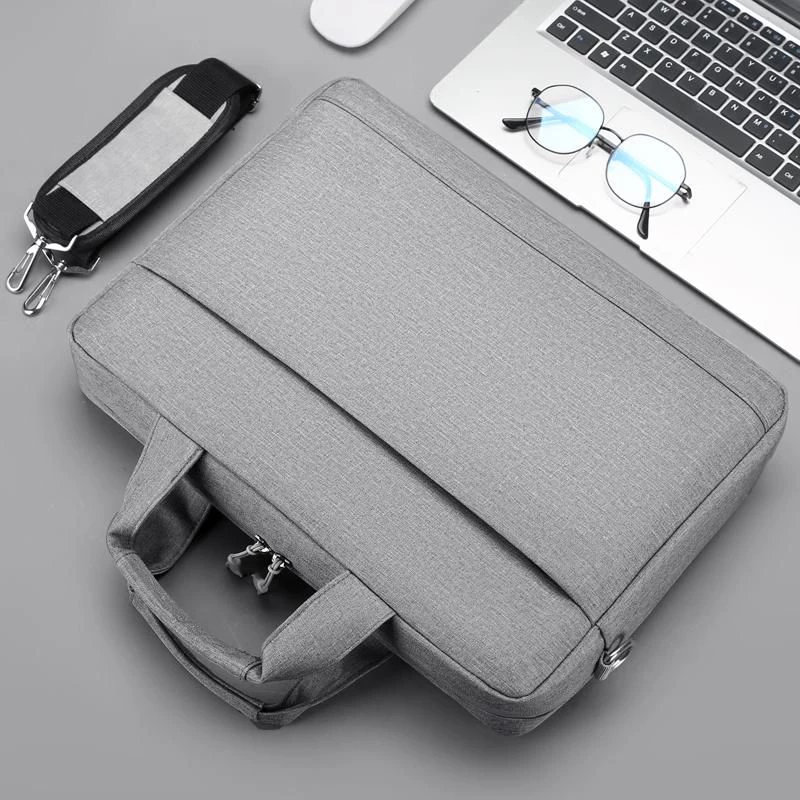 eSTUFF GLB201612 nešiojamojo kompiuterio dėklas 35,8 cm (14,1 colio) Toploader bag pilkas