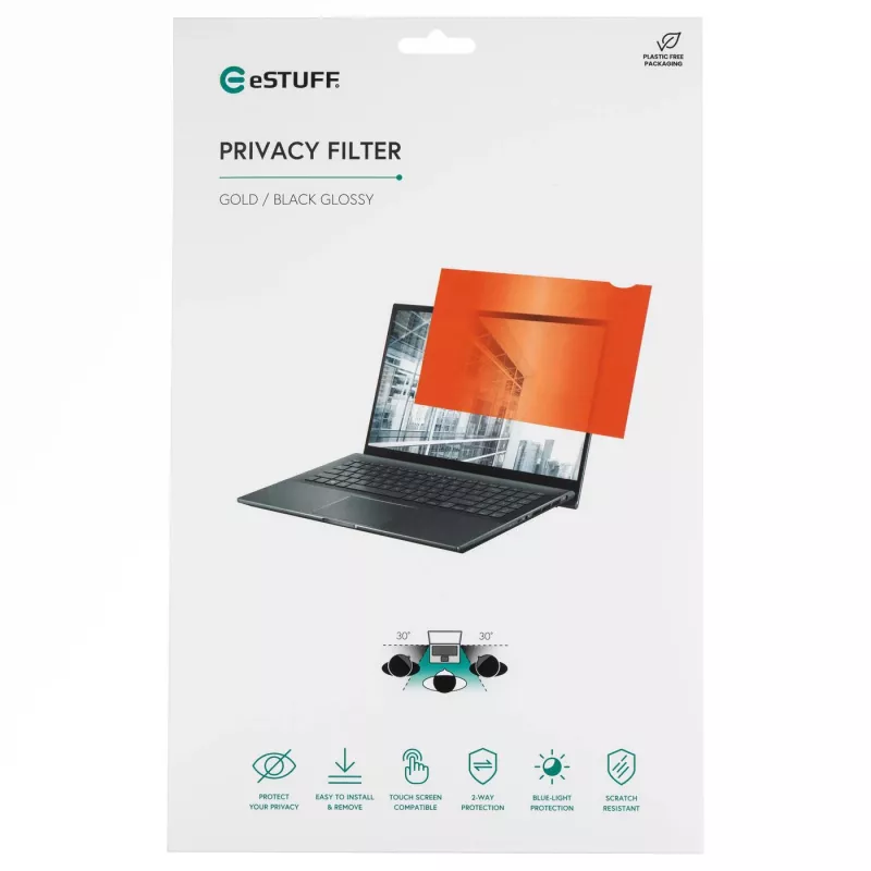 eSTUFF GLBG11257145 privatumo filtras 29,5 cm (11,6 col.) nešiojamam kompiuteriui, berėmis