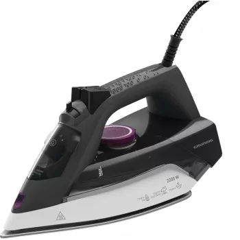 Grundig SI 4850 lygintuvas su keraminiu padu, 2200 W, pilka/violetinė/balta