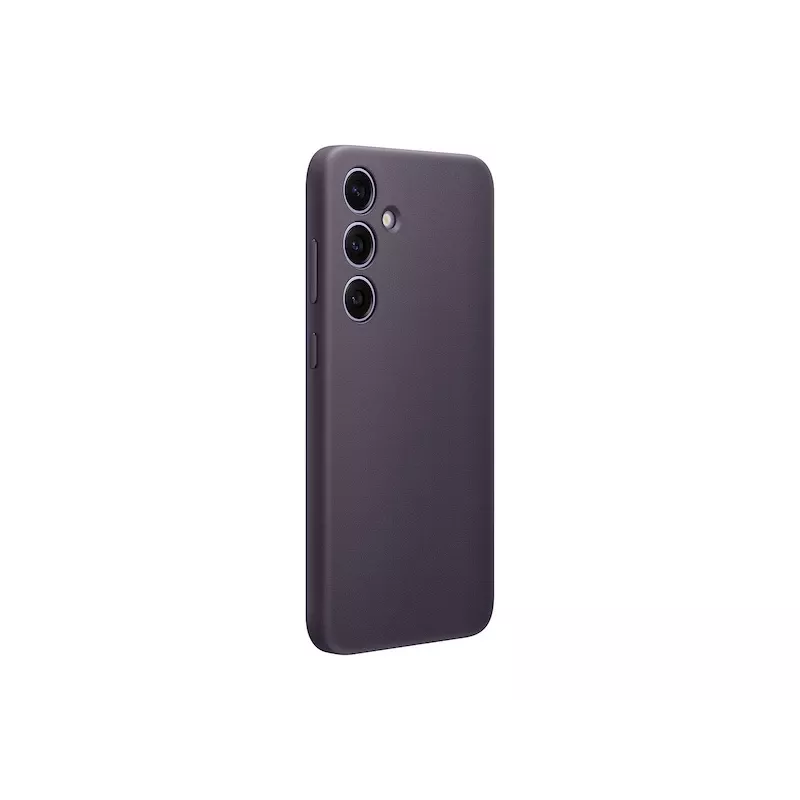 Samsung Galaxy S24 Plus Violetinis Veganinės Odos Dangtelis