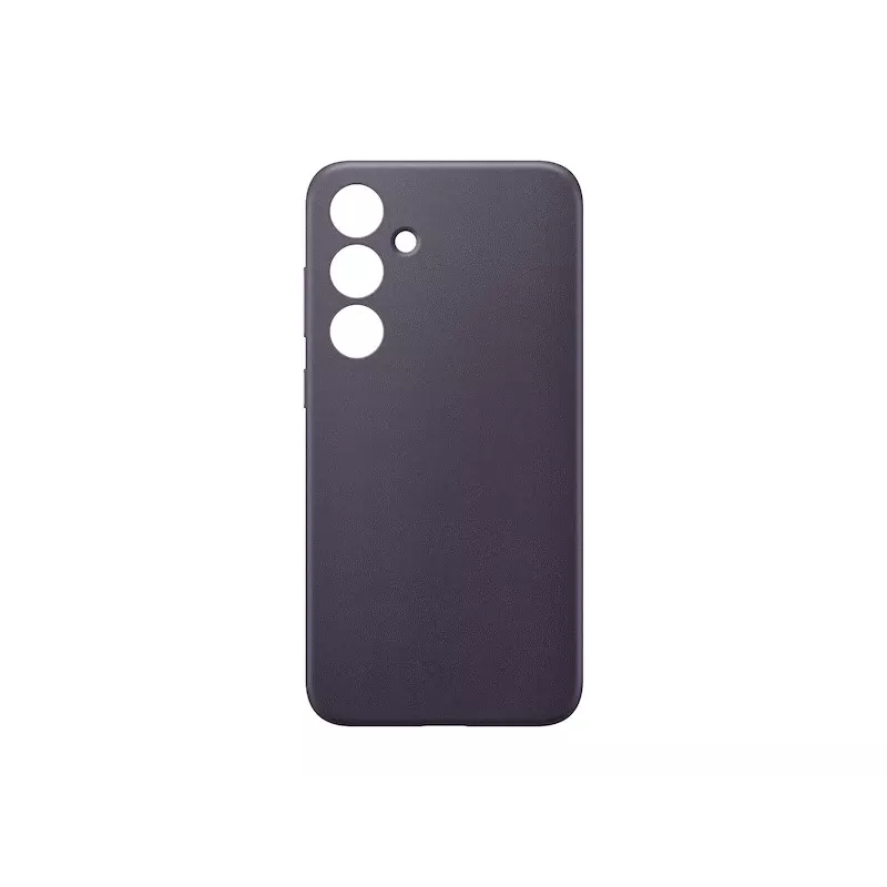 Samsung Galaxy S24 Plus Violetinis Veganinės Odos Dangtelis