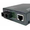 LevelOne GVT-2014 Gigabitinis medijos keitiklis RJ45 į SC, vienmodis šviesolaidis, PoE PSE, 20 km