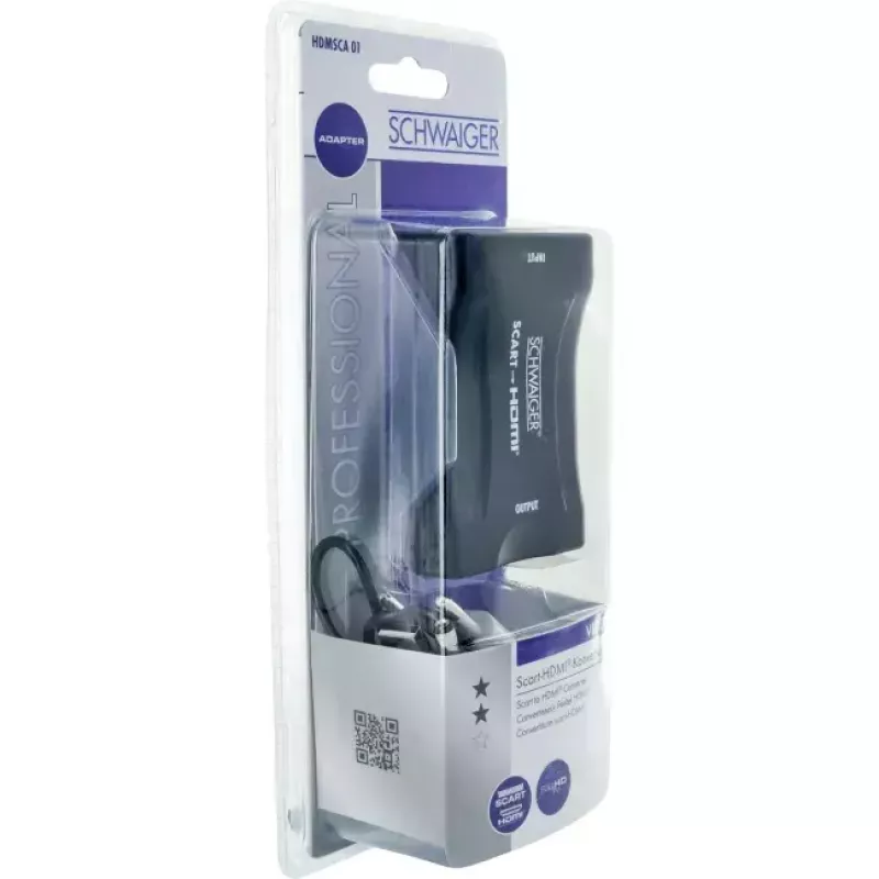 Signalo keitiklis Schwaiger HDMSCA02533 HDMI į SCART