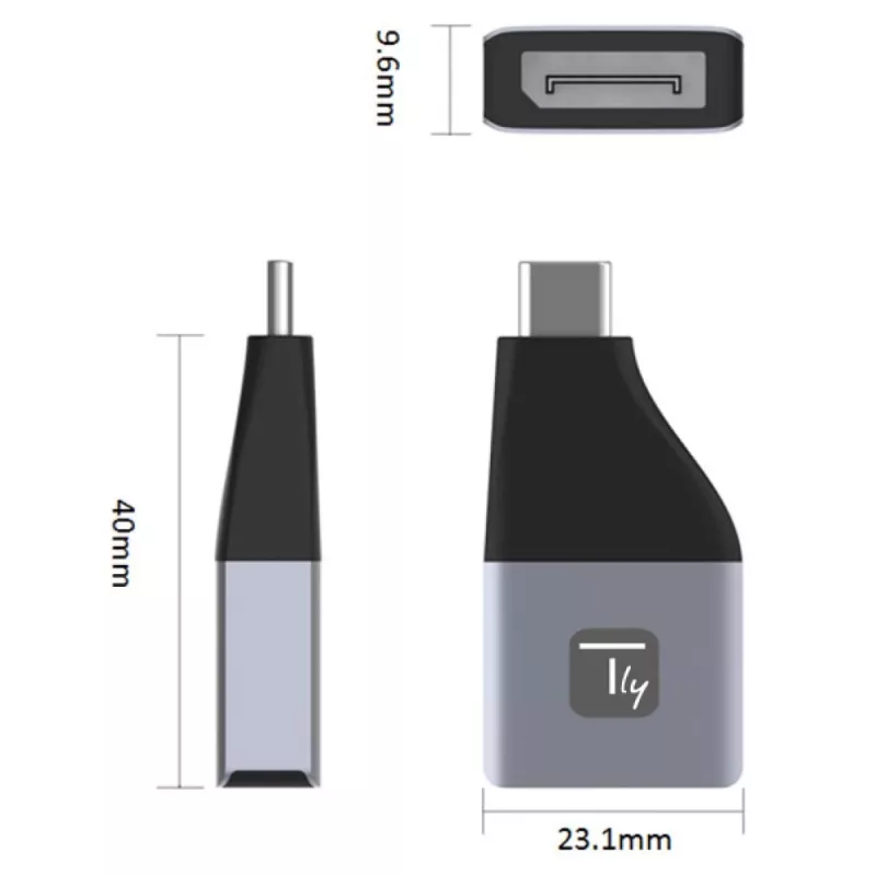 Techly IADAP USBC-DP4K USB-C į DisplayPort adapteris 4K 60Hz