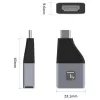 Techly IADAP USBC-HDMI4K USB-C į HDMI adapteris 4K 30Hz juodas, sidabrinis