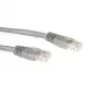 ACT pilkas 5 metrų U/UTP CAT6 jungiamasis kabelis su RJ45 jungtimis