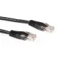 ACT Black 10 metrų U/UTP CAT6 patch kabelis su RJ45 jungtimis