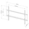 Techly ICA-PLB 162XL TV laikiklis/stovas 2,03 m (80 col.) Juodas