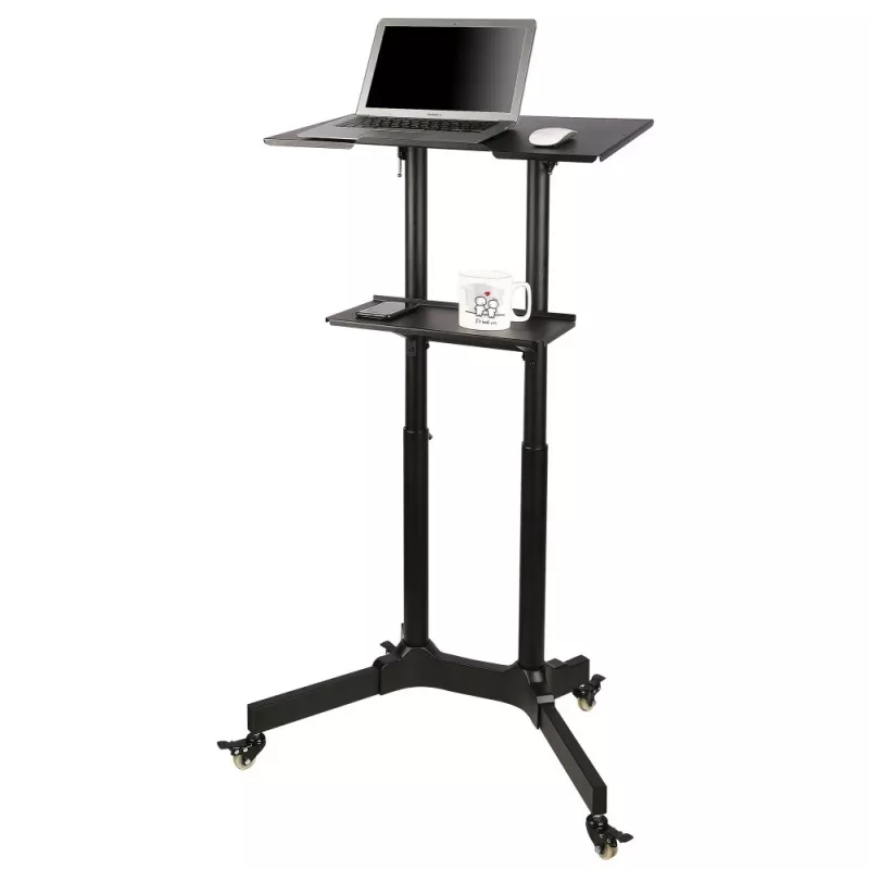 Techly ICA-TB TPM-1BK nešiojamojo kompiuterio stovas, juodas
