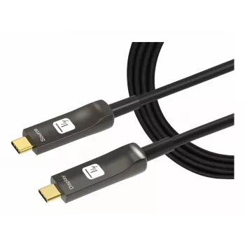 Techly ICOC-U3C-HY-020 USB-C aktyvus optinis laidas 20 m, juodas