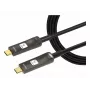 Techly ICOC-U3C-HY-020 USB-C aktyvus optinis laidas 20 m, juodas