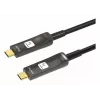 Techly ICOC-U3C-HY-020 USB-C aktyvus optinis laidas 20 m, juodas