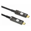Techly ICOC-U3C-HY-020 USB-C aktyvus optinis laidas 20 m, juodas