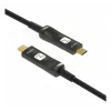 Techly ICOC-U3C-HY-020 USB-C aktyvus optinis laidas 20 m, juodas
