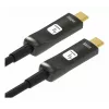 Techly ICOC-U3C-HY-020 USB-C aktyvus optinis laidas 20 m, juodas