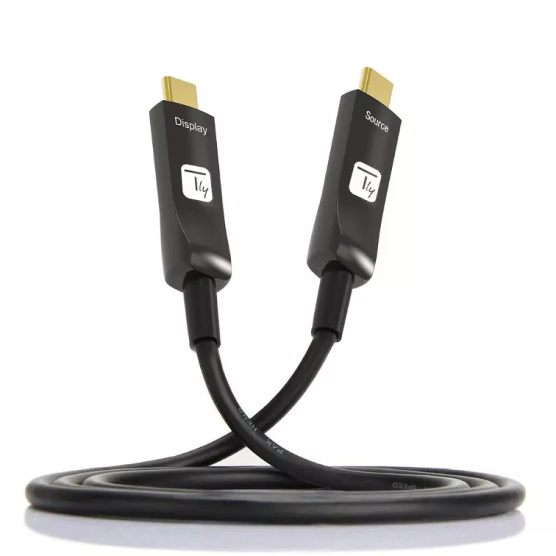 Techly ICOC-U3C-HY-030 USB-C aktyvus optinis laidas 30 m juodas