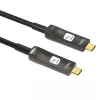 Techly ICOC-U3C-HY-030 USB-C aktyvus optinis laidas 30 m juodas