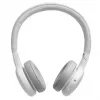 JBL Live 400BT belaidės ausinės ant ausų, baltos