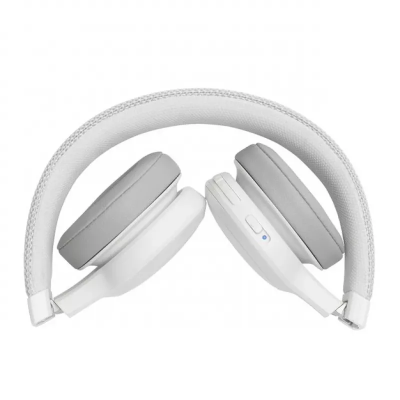 JBL Live 400BT belaidės ausinės ant ausų, baltos