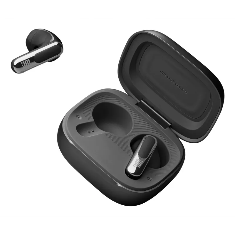 JBL Live Flex 3 Belaidės ausinės Į ausį Skambučiai/Muzika/Sportas/Kasdien naudojimas Juoda