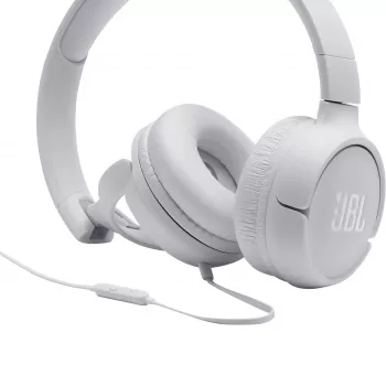 JBL Tune 500 WHITE laidinės ausinės, 20–20000 Hz, 148 g, balta
