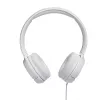 JBL Tune 500 JBLT500WHT ausinės ant ausų, laidinės, su mikrofonu, plokščias nesusipinantis laidas, baltos