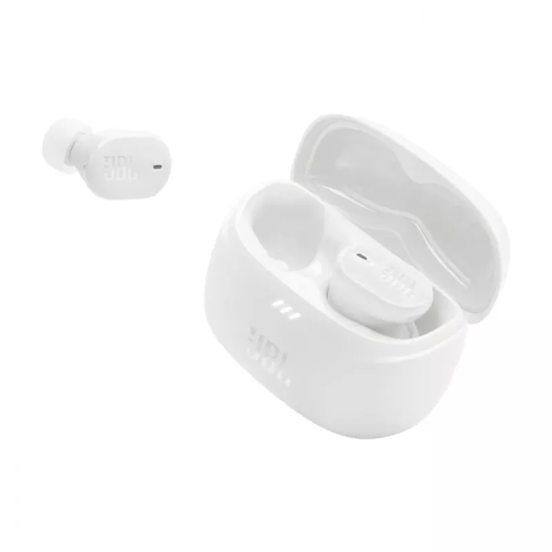 JBL Tune Buds 2 belaidės ausinės TWS į ausį skambučiams/muzikai Bluetooth balta