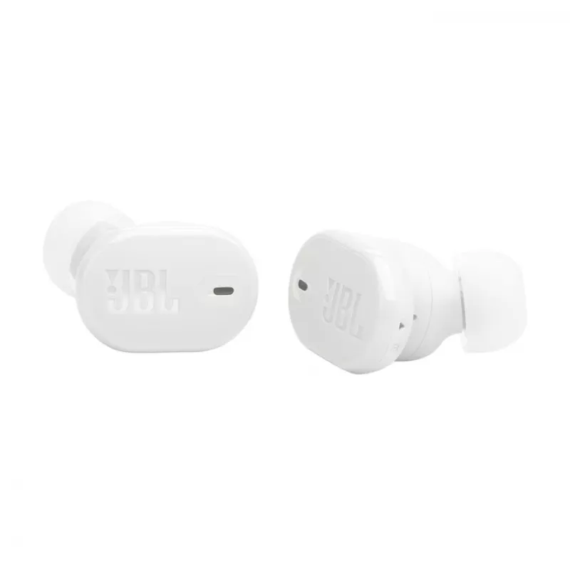 JBL Tune Buds 2 belaidės ausinės TWS į ausį skambučiams/muzikai Bluetooth balta