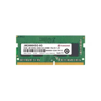 Transcend JetRam DDR4-2666 8GB SO-DIMM atminties modulis nešiojamam kompiuteriui