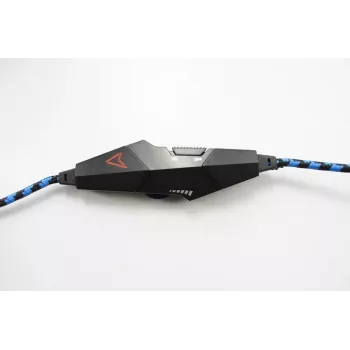 Steelplay HP41 ausinės su mikrofonu, laidinės, žaidimams, juodos, mėlynos