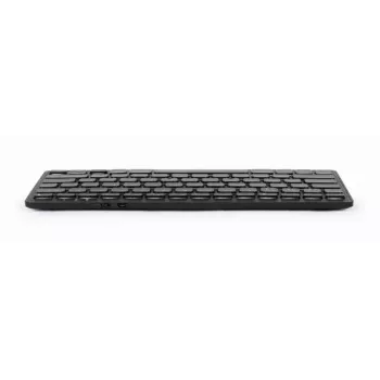 Gembird KB-BTRGB-01-DE belaidė Bluetooth klaviatūra, QWERTZ vokiškas išdėstymas, juoda