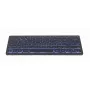 Gembird KB-BTRGB-01-DE belaidė Bluetooth klaviatūra, QWERTZ vokiškas išdėstymas, juoda