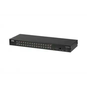 ATEN KH1532A 32 prievadų Cat 5e/6 KVM jungiklis, 1920 x 1200 pikselių, Ethernet LAN, Full HD, montavimas į stelažą, 4,8 W, 1U