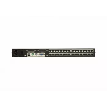 ATEN KH1532A 32 prievadų Cat 5e/6 KVM jungiklis, 1920 x 1200 pikselių, Ethernet LAN, Full HD, montavimas į stelažą, 4,8 W, 1U