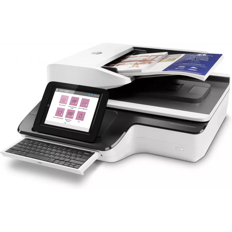 HP Scanjet Enterprise Flow N9120 fn2 plokščiasis ir automatinio dokumentų tiekimo skaitytuvas 600 x 600 DPI A3 juodas, baltas