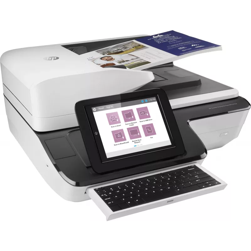 HP Scanjet Enterprise Flow N9120 fn2 plokščiasis ir automatinio dokumentų tiekimo skaitytuvas 600 x 600 DPI A3 juodas, baltas
