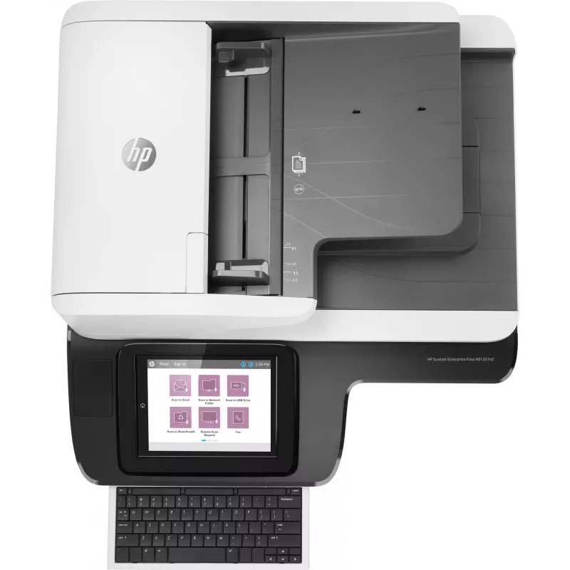 HP Scanjet Enterprise Flow N9120 fn2 plokščiasis ir automatinio dokumentų tiekimo skaitytuvas 600 x 600 DPI A3 juodas, baltas