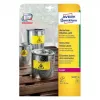 Lipnios etiketės stačiakampės geltonos Avery L6103-20