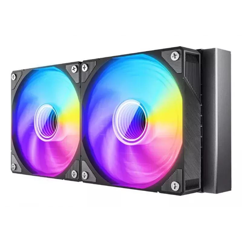 Skysčio aušintuvas „all-in-one“ Azza HEX 240 12 cm Juodas