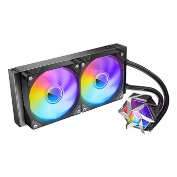 Skysčio aušintuvas „all-in-one“ Azza HEX 240 12 cm Juodas