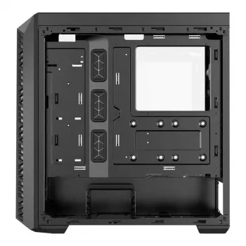 Korpusas COOLER MASTER MASTERBOX 520 MESH BLACKOUT EDITION MidiTower juodas