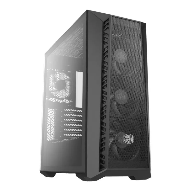 Korpusas COOLER MASTER MASTERBOX 520 MESH BLACKOUT EDITION MidiTower juodas