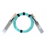 Laidinis tinklo kabelis BlueOptics MFA1A00-C010-TG-BO QSFP28 AOC 10m Turkio spalvos