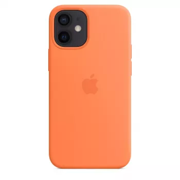 Apple iPhone 12 mini Silicone Case su MagSafe – Kumquat
